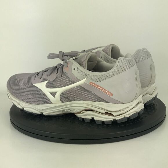 Mizuno Wave Inspire 16 Purple/White Athletic Running Shoes Women's Size 9 - Picture 7 of 12